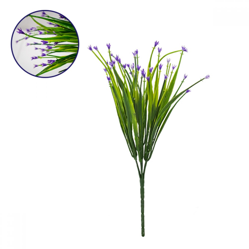 GloboStar® 09079 Τεχνητό Φυτό Διακοσμητικό Μπουκέτο Aphyllanthes Μώβ M17cm x Υ30cm Π17cm με 7 Κλαδάκια - 09079 GloboStar® 09079 Τεχνητό Φυτό Διακοσμητικό Μπουκέτο Aphyllanthes Μώβ M17cm x Υ30cm Π17cm με 7 Κλαδάκια