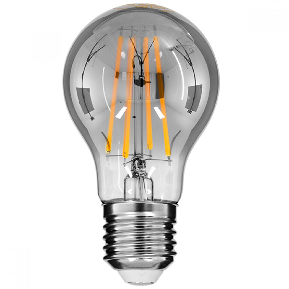 GloboStar® 99067 Λάμπα E27 A60 Γλόμπος LED LONG FILAMENT 8W 800 lm 320° AC 85-265V Edison Retro με Φιμέ Γυαλί Θερμό Λευκό 2700 K Dimmable - 99067 GloboStar® 99067 Λάμπα E27 A60 Γλόμπος LED LONG FILAMENT 8W 800 lm 320° AC 85-265V Edison Retro με Φιμέ Γυαλί Θερμό Λευκό 2700 K Dimmable