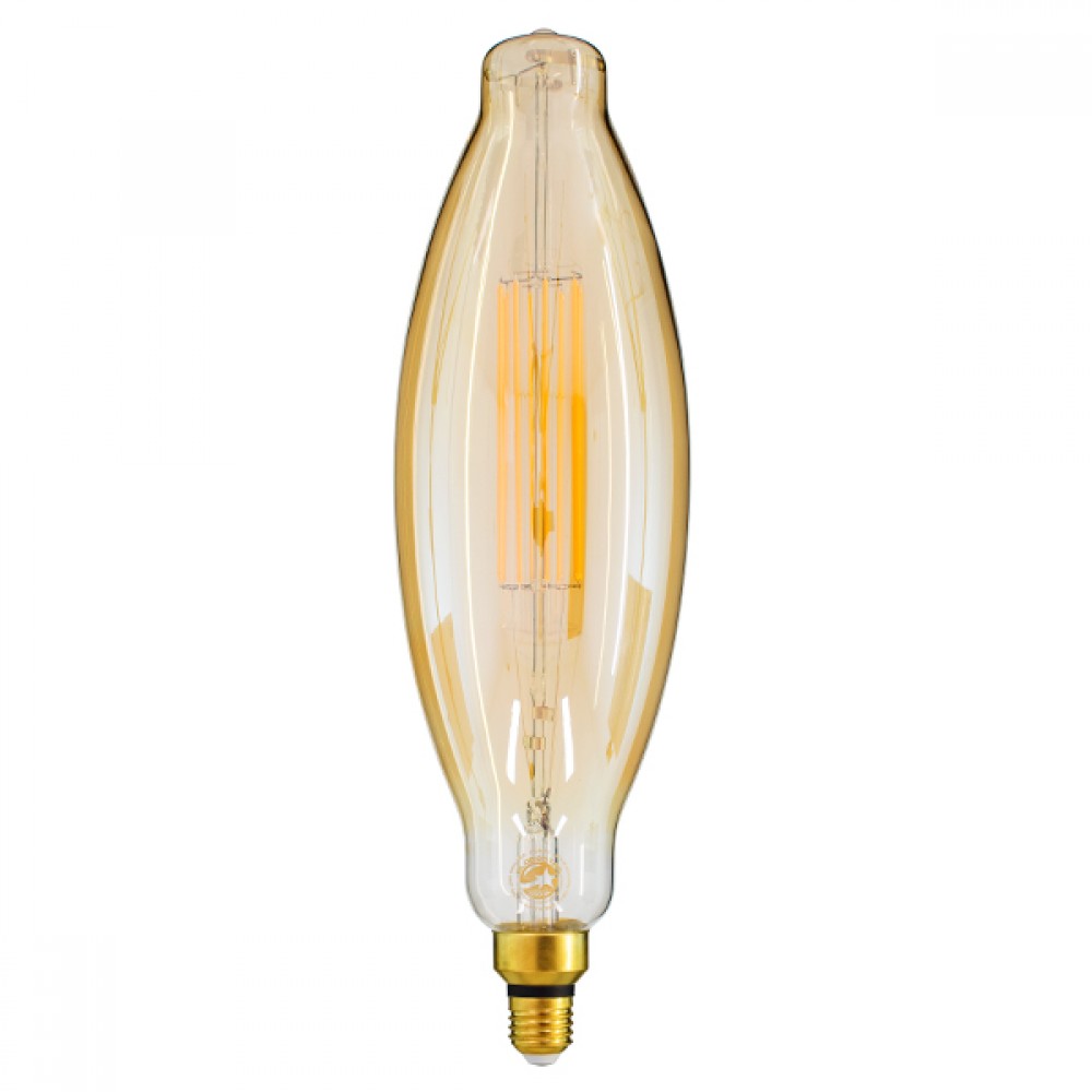 GloboStar® 99167 Λάμπα E27 3.5K Avocados LED LONG FILAMENT 12W 1060 lm 320° AC 85-265V Edison Retro με Μελί Γυαλί Ultra Θερμό Λευκό 2200 K Dimmable - 99167 GloboStar® 99167 Λάμπα E27 3.5K Avocados LED LONG FILAMENT 12W 1060 lm 320° AC 85-265V Edison Retro με Μελί Γυαλί Ultra Θερμό Λευκό 2200 K Dimmable