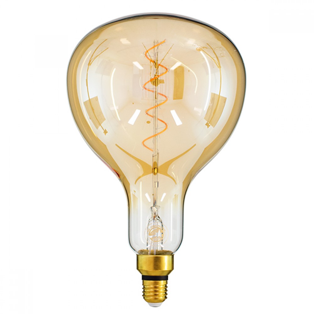GloboStar® 99171 Λάμπα E27 ER180 Papayas LED SOFT SPIRAL FILAMENT 10W 860 lm 320° AC 85-265V Edison Retro με Μελί Γυαλί Ultra Θερμό Λευκό 2200 K Dimmable - 99171 GloboStar® 99171 Λάμπα E27 ER180 Papayas LED SOFT SPIRAL FILAMENT 10W 860 lm 320° AC 85-265V Edison Retro με Μελί Γυαλί Ultra Θερμό Λευκό 2200 K Dimmable