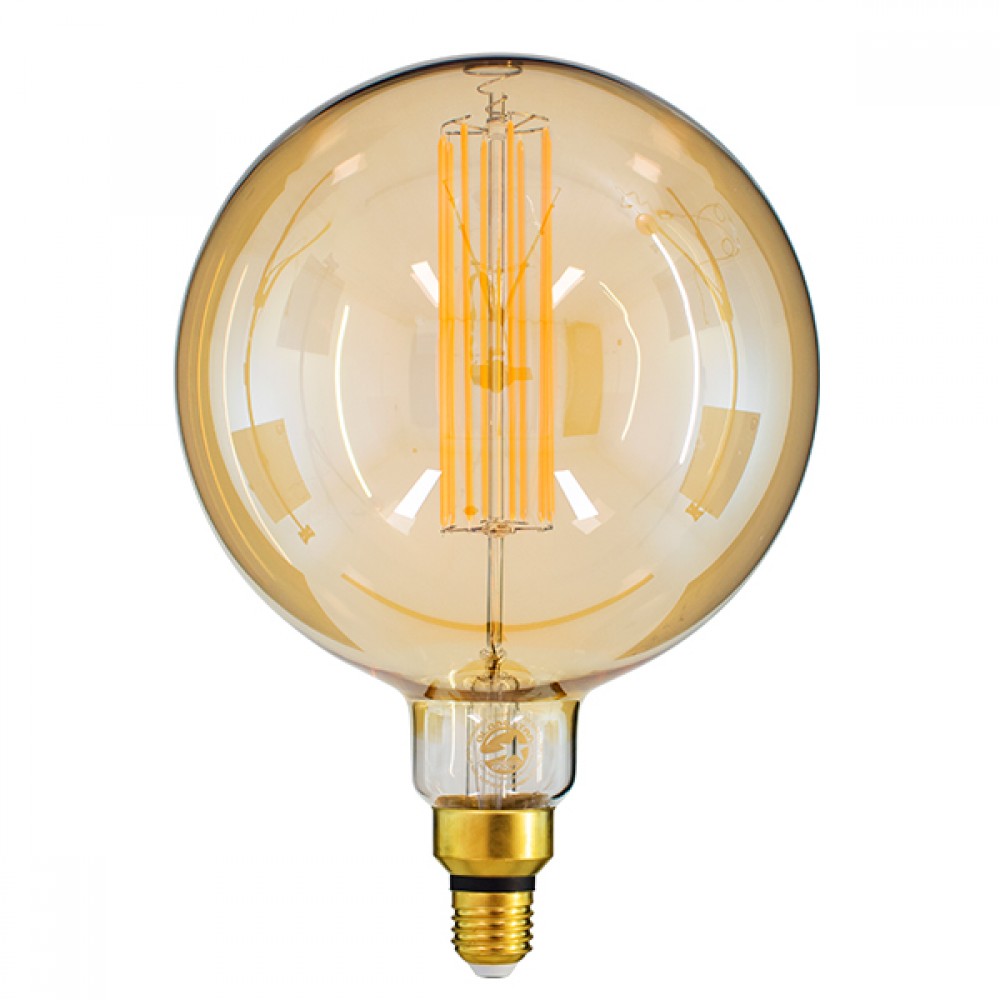 GloboStar® 99165 Λάμπα E27 G200 Pitayas LED LONG FILAMENT 12W 1060 lm 320° AC 85-265V Edison Retro με Μελί Γυαλί Ultra Θερμό Λευκό 2200 K Dimmable - 99165 GloboStar® 99165 Λάμπα E27 G200 Pitayas LED LONG FILAMENT 12W 1060 lm 320° AC 85-265V Edison Retro με Μελί Γυαλί Ultra Θερμό Λευκό 2200 K Dimmable