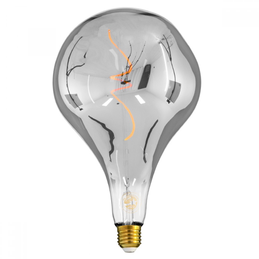 GloboStar® 99176 Λάμπα E27 R170 Rock LED SOFT SPIRAL FILAMENT 6W 480 lm 320° AC 85-265V Edison Retro με Φιμέ Γυαλί Θερμό Λευκό 2700 K Dimmable - 99176 GloboStar® 99176 Λάμπα E27 R170 Rock LED SOFT SPIRAL FILAMENT 6W 480 lm 320° AC 85-265V Edison Retro με Φιμέ Γυαλί Θερμό Λευκό 2700 K Dimmable
