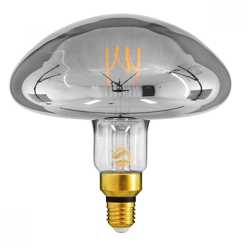 GloboStar® 99174 Λάμπα E27 MR200 Mushroom LED SOFT SPIRAL FILAMENT 6W 480 lm 320° AC 85-265V Edison Retro με Φιμέ Γυαλί Θερμό Λευκό 2700 K Dimmable - 99174 GloboStar® 99174 Λάμπα E27 MR200 Mushroom LED SOFT SPIRAL FILAMENT 6W 480 lm 320° AC 85-265V Edison Retro με Φιμέ Γυαλί Θερμό Λευκό 2700 K Dimmable