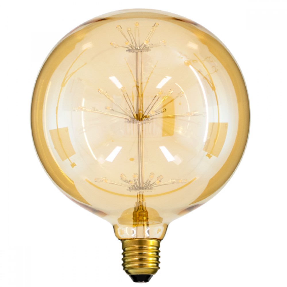 GloboStar® 99210 Λάμπα E27 BLL150 MTX Balloon DIODE HP LED String 3W 300 lm 320° AC 85-265V Edison Retro με Μελί Γυαλί Ultra Θερμό Λευκό 2200 K - 99210 GloboStar® 99210 Λάμπα E27 BLL150 MTX Balloon DIODE HP LED String 3W 300 lm 320° AC 85-265V Edison Retro με Μελί Γυαλί Ultra Θερμό Λευκό 2200 K