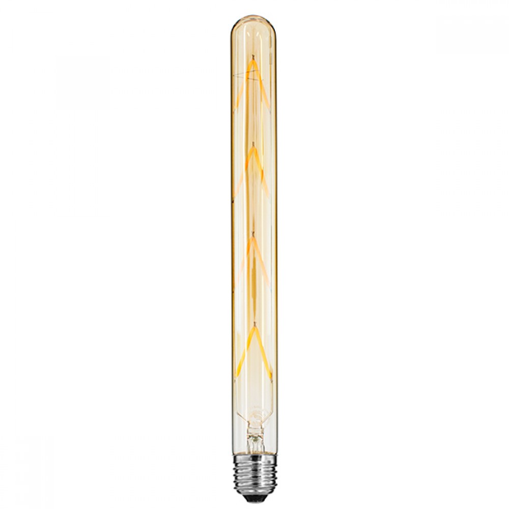 GloboStar® 99050 Λάμπα E27 T30 Σωλήνας LED FILAMENT 8W 760 lm 320° AC 85-265V Edison Retro με Μελί Γυαλί Ultra Θερμό Λευκό 2200 K Dimmable - 99050 GloboStar® 99050 Λάμπα E27 T30 Σωλήνας LED FILAMENT 8W 760 lm 320° AC 85-265V Edison Retro με Μελί Γυαλί Ultra Θερμό Λευκό 2200 K Dimmable