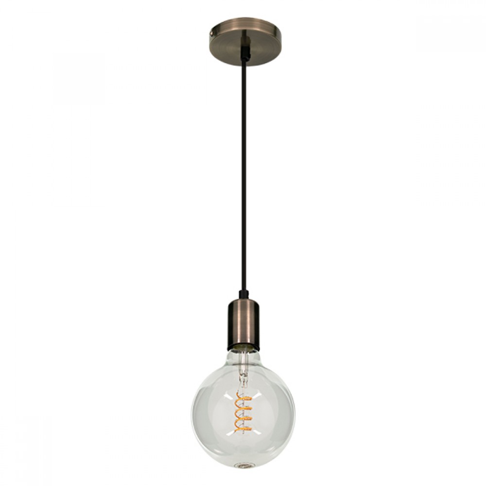 GloboStar® LUMI BRONZE 99424 Μοντέρνο Μεταλλικό Κρεμαστό Φωτιστικό Οροφής Ανάρτηση με Ντουί E27 Μονόφωτο Μπρονζέ Φ4 x Y118cm - 99424 GloboStar® LUMI BRONZE 99424 Μοντέρνο Μεταλλικό Κρεμαστό Φωτιστικό Οροφής Ανάρτηση με Ντουί E27 Μονόφωτο Μπρονζέ Φ4 x Y118cm