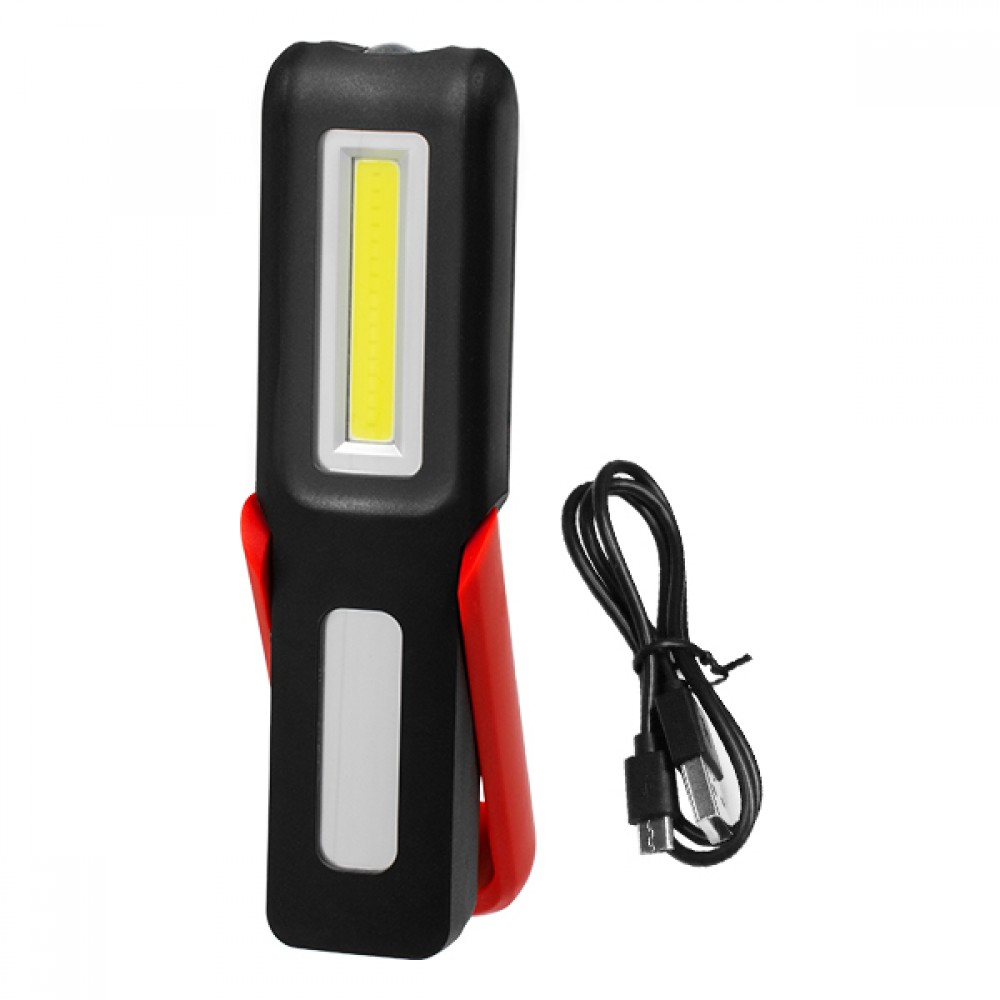 GloboStar® 79018 Φορητός Επαναφορτιζόμενος Φακός LED COB 6W 300lm με Μαγνήτη & 1 Μπαταρία 18650 2400 mAh Li-ion Ψυχρό Λευκό 6000K - 79018 GloboStar® 79018 Φορητός Επαναφορτιζόμενος Φακός LED COB 6W 300lm με Μαγνήτη & 1 Μπαταρία 18650 2400 mAh Li-ion Ψυχρό Λευκό 6000K