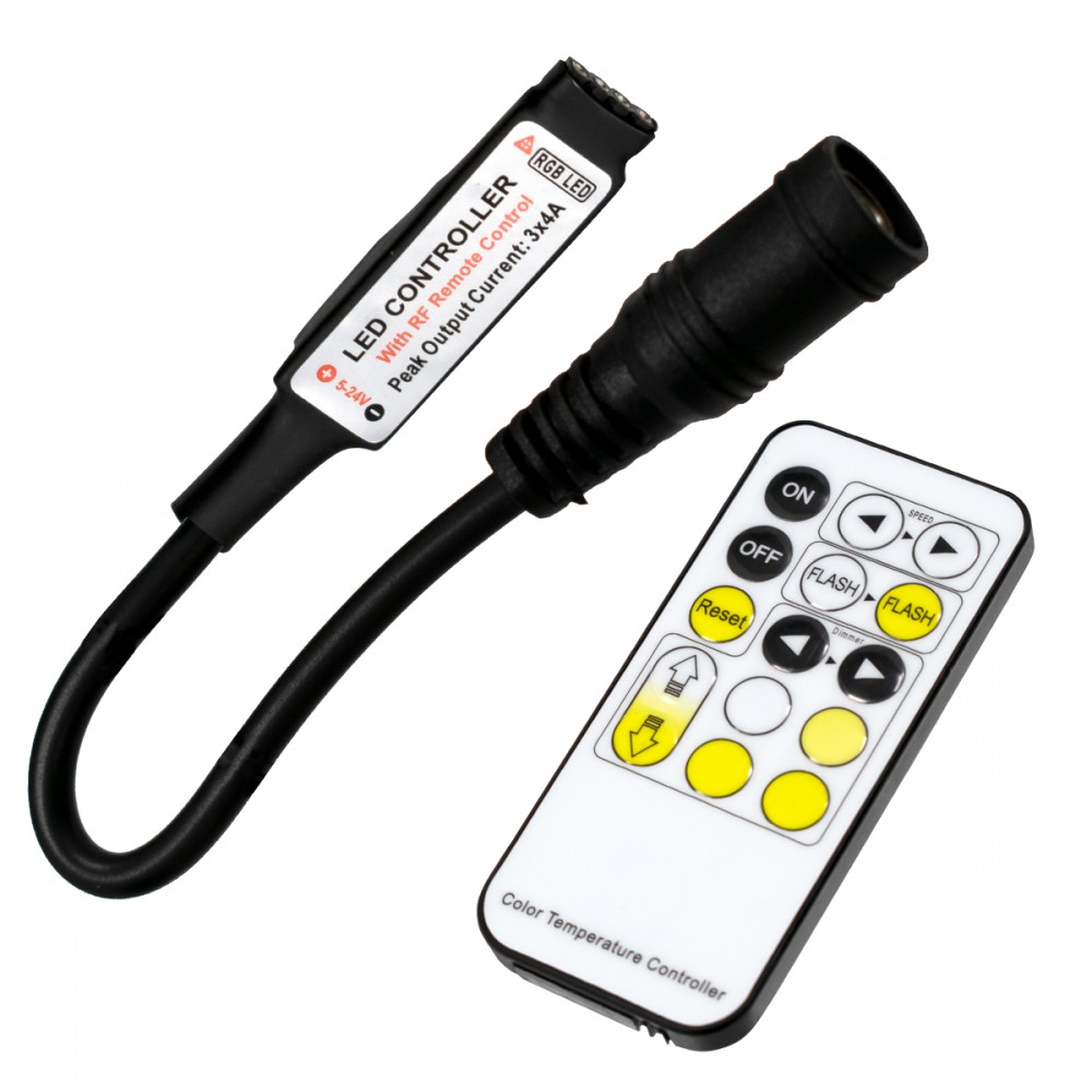 GloboStar® 73354 Ασύρματο LED CCT Controller με Χειριστήριο RF 2.4Ghz DC 5-24V Max 192W - 73354 GloboStar® 73354 Ασύρματο LED CCT Controller με Χειριστήριο RF 2.4Ghz DC 5-24V Max 192W