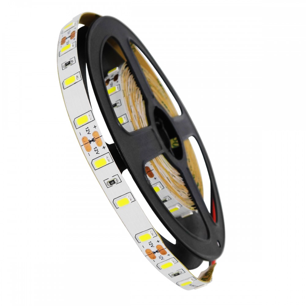 GloboStar® 70030 Ταινία LED SMD 5730 5m 20W/m 60LED/m 2600lm/m 120° DC 12V IP20 Ψυχρό Λευκό 6000K - 5 Χρόνια Εγγύηση - 70030 GloboStar® 70030 Ταινία LED SMD 5730 5m 20W/m 60LED/m 2600lm/m 120° DC 12V IP20 Ψυχρό Λευκό 6000K - 5 Χρόνια Εγγύηση