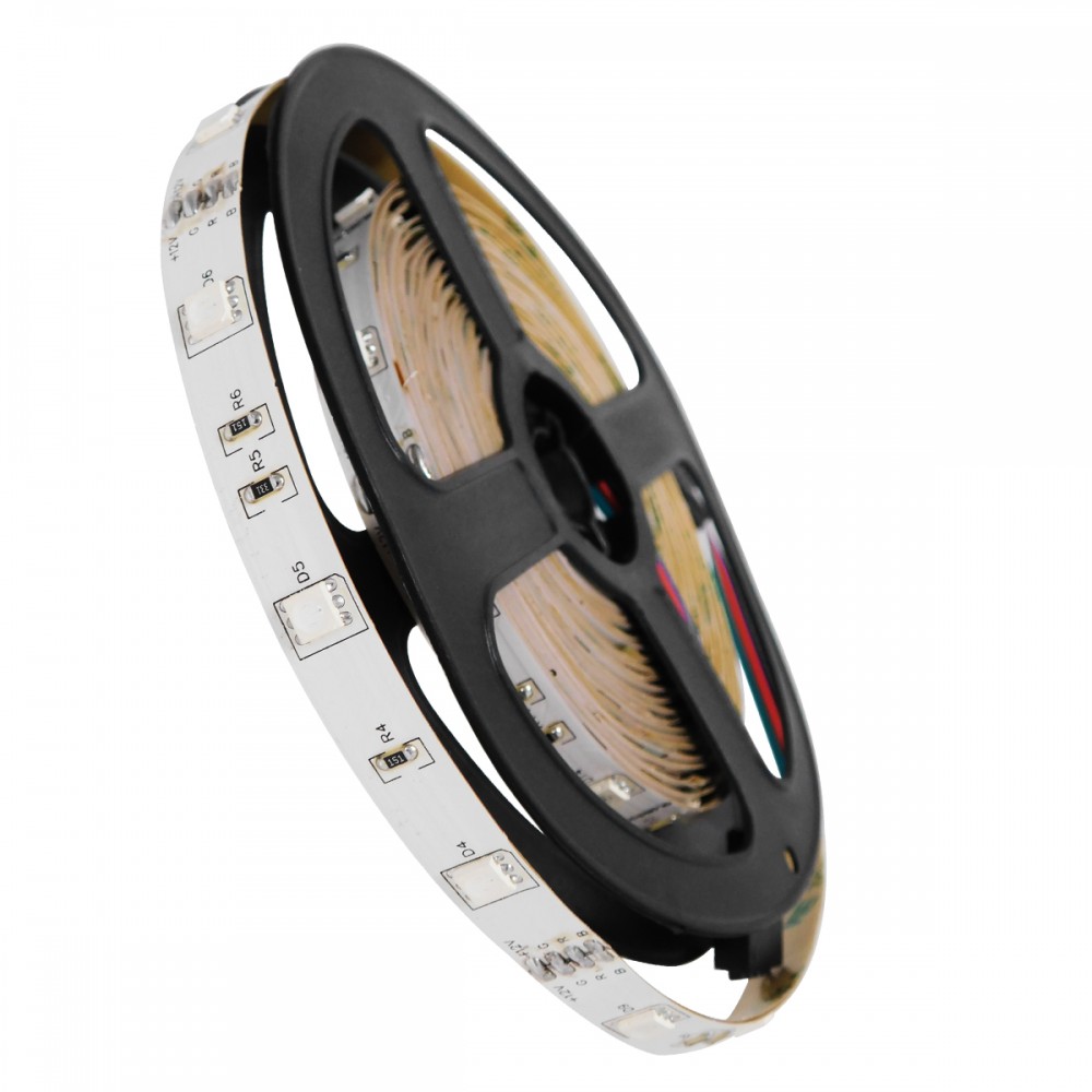 GloboStar® 70019 Ταινία LED SMD 5050 5m 7.2W/m 30LED/m 727lm/m 120° DC 12V IP20 RGB - 5 Χρόνια Εγγύηση - 70019 GloboStar® 70019 Ταινία LED SMD 5050 5m 7.2W/m 30LED/m 727lm/m 120° DC 12V IP20 RGB - 5 Χρόνια Εγγύηση