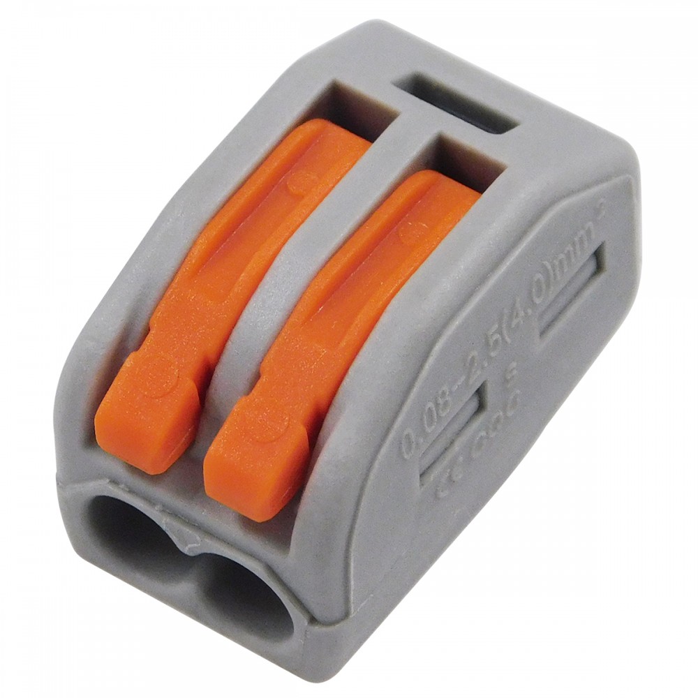 GloboStar® 70752 Διπλή Κλέμα Ταχείας Σύνδεσης και Διακλάδωσης Καλωδίων 0.08mm έως 2.5mm 32A - 70752 GloboStar® 70752 Διπλή Κλέμα Ταχείας Σύνδεσης και Διακλάδωσης Καλωδίων 0.08mm έως 2.5mm 32A