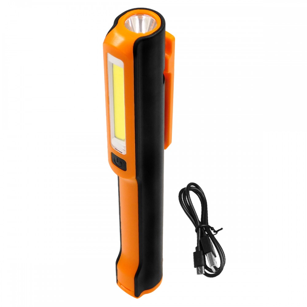 GloboStar® 79017 Φορητός Επαναφορτιζόμενος Φακός Εργασίας Work Light LED COB 3W + 3W 350lm με 3 Modes & 1 x Μπαταρία 1200mAh Li-ion Ψυχρό Λευκό 6000K - 79017 GloboStar® 79017 Φορητός Επαναφορτιζόμενος Φακός Εργασίας Work Light LED COB 3W + 3W 350lm με 3 Modes & 1 x Μπαταρία 1200mAh Li-ion Ψυχρό Λευκό 6000K