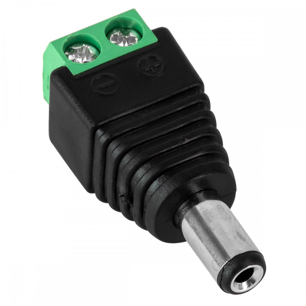 GloboStar® 70702 Βύσμα Τροφοδοσίας DC Αρσενικό - Male Jack Connector σε Κλέμα 5.5 x 2.1mm - 70702 GloboStar® 70702 Βύσμα Τροφοδοσίας DC Αρσενικό - Male Jack Connector σε Κλέμα 5.5 x 2.1mm