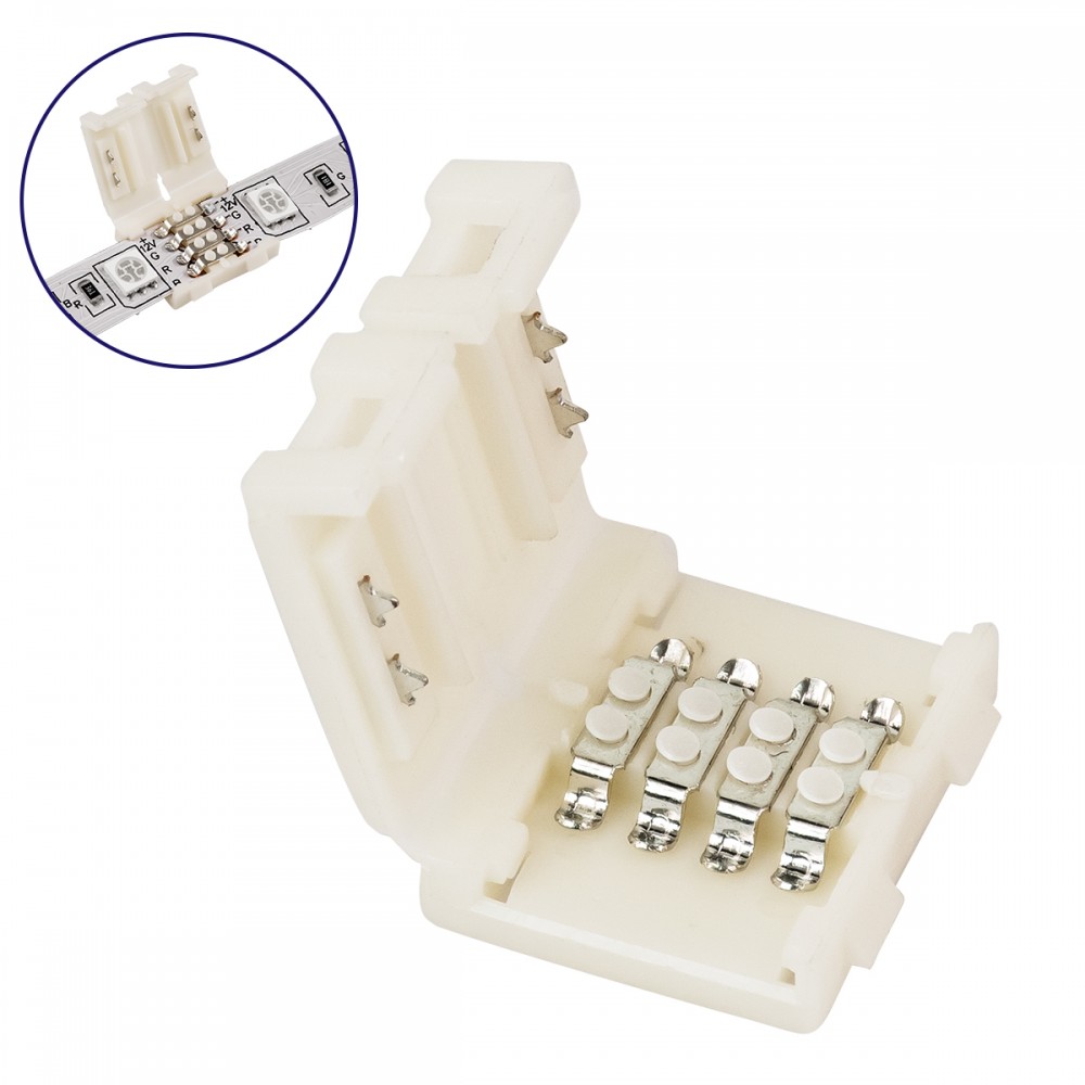 GloboStar® 70712 Ταχυσύνδεσμος 2 Ταινιών LED RGB - I Connector για Όλες τις LED Ταινίες DC-12-24V 10mm RGB - 70712 GloboStar® 70712 Ταχυσύνδεσμος 2 Ταινιών LED RGB - I Connector για Όλες τις LED Ταινίες DC-12-24V 10mm RGB