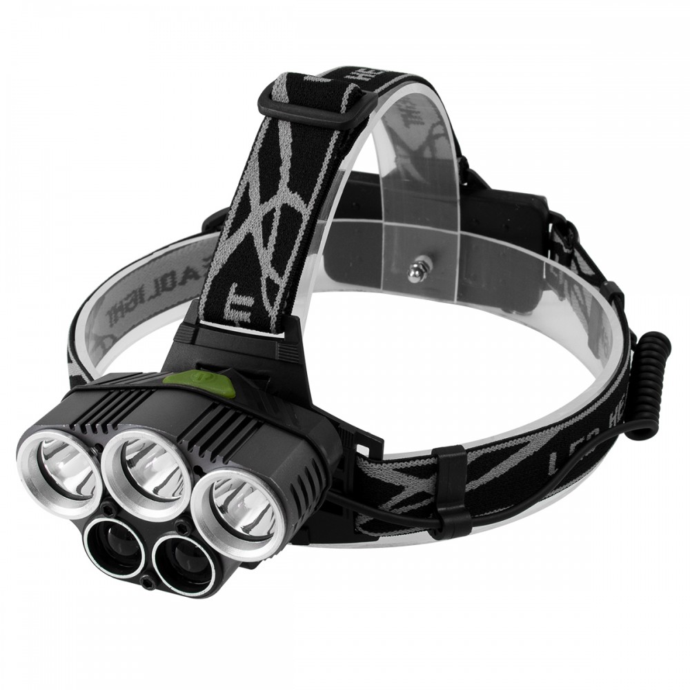 GloboStar® 79058 Φακός Κεφαλής Επαναφορτιζόμενος LED CREE XML2-T6 Chip 50 Watt 5000lm με 2 x 18650 Μπαταρίες 5200mAh Ψυχρό Λευκό 6000K - 79058 GloboStar® 79058 Φακός Κεφαλής Επαναφορτιζόμενος LED CREE XML2-T6 Chip 50 Watt 5000lm με 2 x 18650 Μπαταρίες 5200mAh Ψυχρό Λευκό 6000K