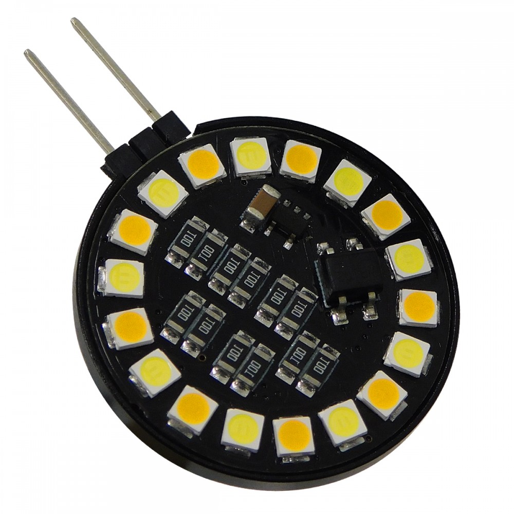 GloboStar® 76110 Λάμπα G4 LED SMD 2835 5W 600lm 120° DC 12V Side Pin CCT Θερμό 2700 K έως Ψυχρό 6000K Change by On/Off - 76110 GloboStar® 76110 Λάμπα G4 LED SMD 2835 5W 600lm 120° DC 12V Side Pin CCT Θερμό 2700 K έως Ψυχρό 6000K Change by On/Off
