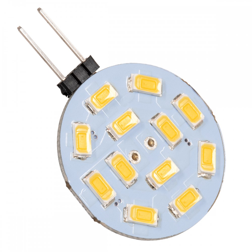 GloboStar® 76101 Λάμπα G4 LED SMD 5630 4.5W 405lm 120° DC 12-24V Side Pin Θερμό Λευκό 3000K - 76101 GloboStar® 76101 Λάμπα G4 LED SMD 5630 4.5W 405lm 120° DC 12-24V Side Pin Θερμό Λευκό 3000K