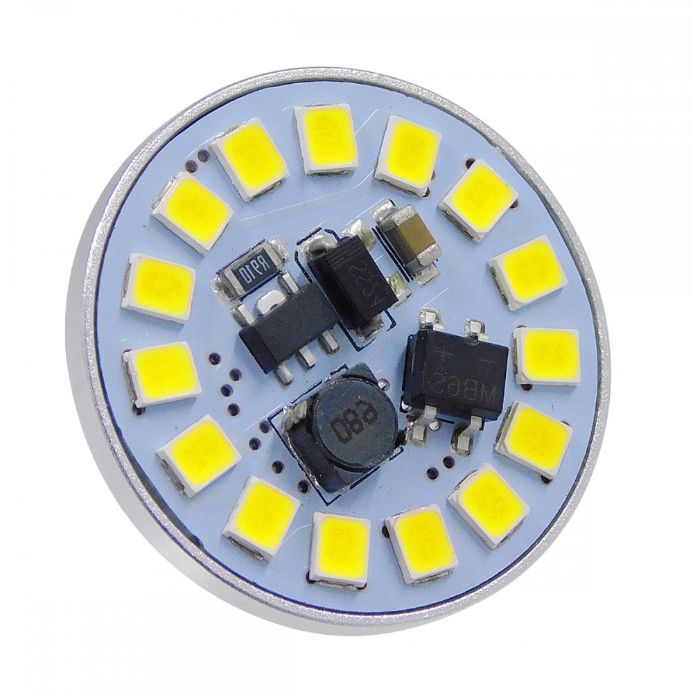 GloboStar® 76107 Λάμπα G4 LED SMD 2835 3W 360lm 120° DC 12-24V Back Pin Ψυχρό Λευκό 6000K Dimmable - 76107 GloboStar® 76107 Λάμπα G4 LED SMD 2835 3W 360lm 120° DC 12-24V Back Pin Ψυχρό Λευκό 6000K Dimmable