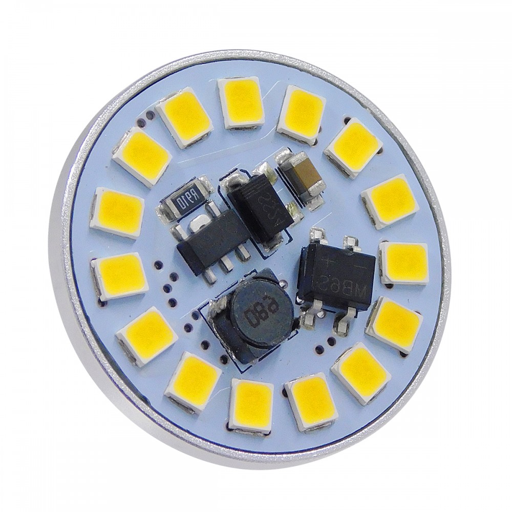 GloboStar® 76108 Λάμπα G4 LED SMD 2835 3W 330lm 120° DC 12-24V Back Pin Φυσικό Λευκό 4500K Dimmable - 76108 GloboStar® 76108 Λάμπα G4 LED SMD 2835 3W 330lm 120° DC 12-24V Back Pin Φυσικό Λευκό 4500K Dimmable