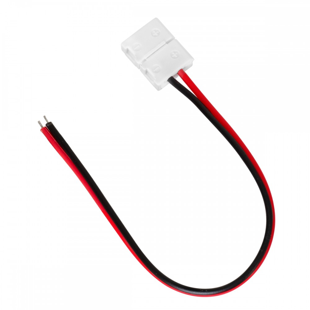 GloboStar® 70728 Μονός Connector 8mm 15cm Για Ταινία LED 4.8 Watt - 70728 GloboStar® 70728 Μονός Connector 8mm 15cm Για Ταινία LED 4.8 Watt
