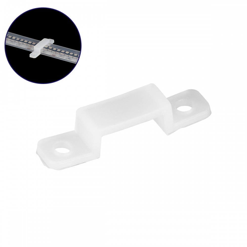 GloboStar® 70901 Στήριγμα για Αδιάβροχο IP68 Κανάλι Σιλικόνης 10mm για Ταινίες LED 8mm - 70901 GloboStar® 70901 Στήριγμα για Αδιάβροχο IP68 Κανάλι Σιλικόνης 10mm για Ταινίες LED 8mm