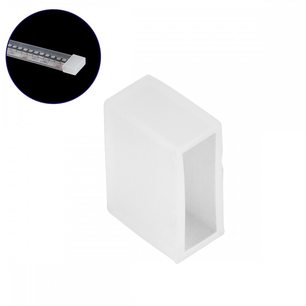 GloboStar® 70905 Τερματικό Καπάκι Σιλικόνης για Αδιάβροχο IP68 Κανάλι Σιλικόνης 12mm για Ταινίες LED 10mm - 70905 GloboStar® 70905 Τερματικό Καπάκι Σιλικόνης για Αδιάβροχο IP68 Κανάλι Σιλικόνης 12mm για Ταινίες LED 10mm