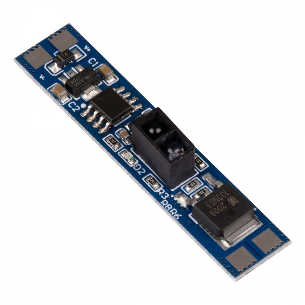 GloboStar® 70698 Mini Αισθητήρας Modular για Προφίλ Αλουμινίου με Hand Sweep - Door Switch Sensor 3m DC 5-24V Max 192W - 70698 GloboStar® 70698 Mini Αισθητήρας Modular για Προφίλ Αλουμινίου με Hand Sweep - Door Switch Sensor 3m DC 5-24V Max 192W