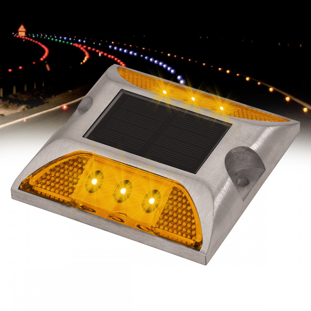 GloboStar® 71481 Αυτόνομος Ηλιακός Ανακλαστήρας Οδοστρώματος Strobe LED με Φωτοβολταϊκό Πάνελ & Μπαταρία Ni-MH 600mAh Αδιάβροχος IP68 Πορτοκαλί 610nm Ορατότητας 500m - Max Pass Load 20 Τόνους - 71481 GloboStar® 71481 Αυτόνομος Ηλιακός Ανακλαστήρας Οδοστρώματος Strobe LED με Φωτοβολταϊκό Πάνελ & Μπαταρία Ni-MH 800mAh Αδιάβροχος IP68 Πορτοκαλί 610nm Ορατότητας 500m - Max Pass Load 38 Τόνους