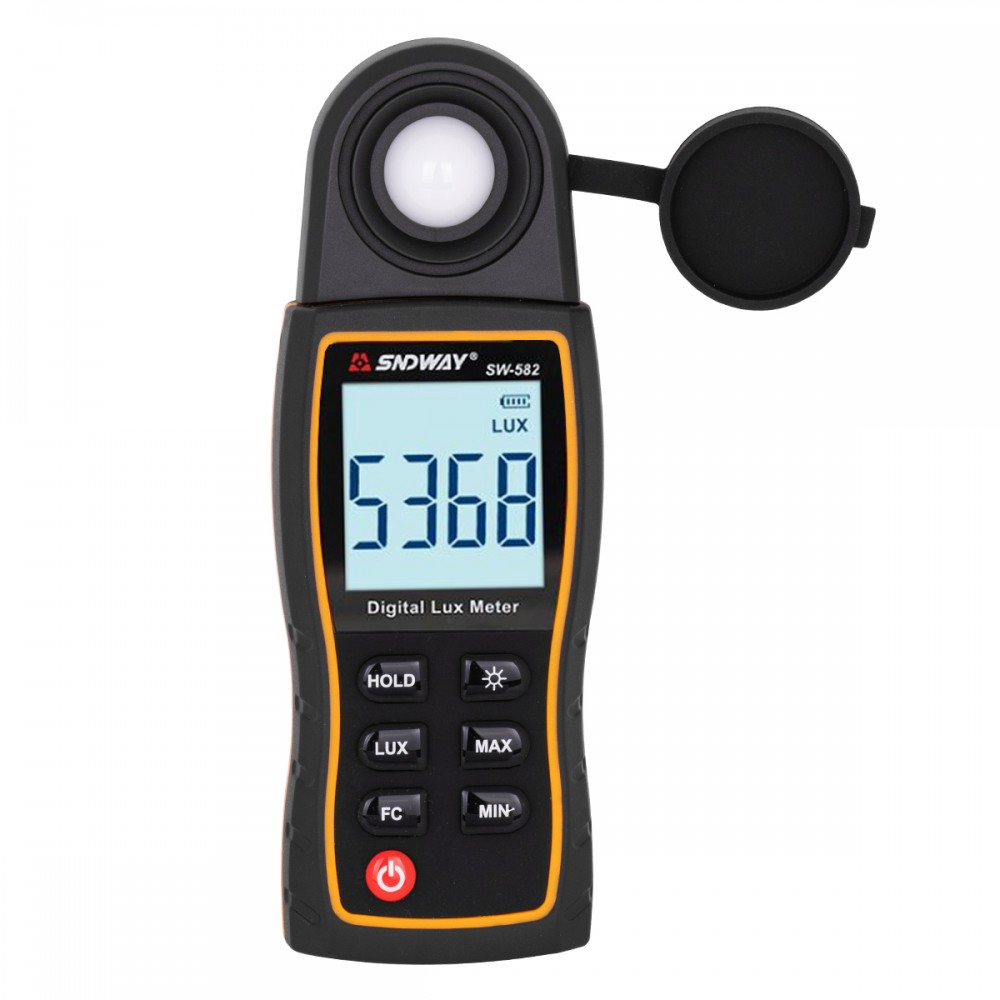 GloboStar® 79983 Ψηφιακός Μετρητής Έντασης Φωτισμού SNDWAY SW-582 με έλεγχο 0 έως 200000 lux - 79983 GloboStar® 79983 Ψηφιακός Μετρητής Έντασης Φωτισμού SNDWAY SW-582 με έλεγχο 0 έως 200000 lux - 79983