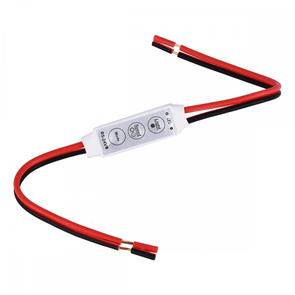 GloboStar® 73307 LED Dimmer με Καλώδιο 5-24V Max 144w - 73307 GloboStar® 73307 LED Dimmer με Καλώδιο 5-24V Max 144w - 73307