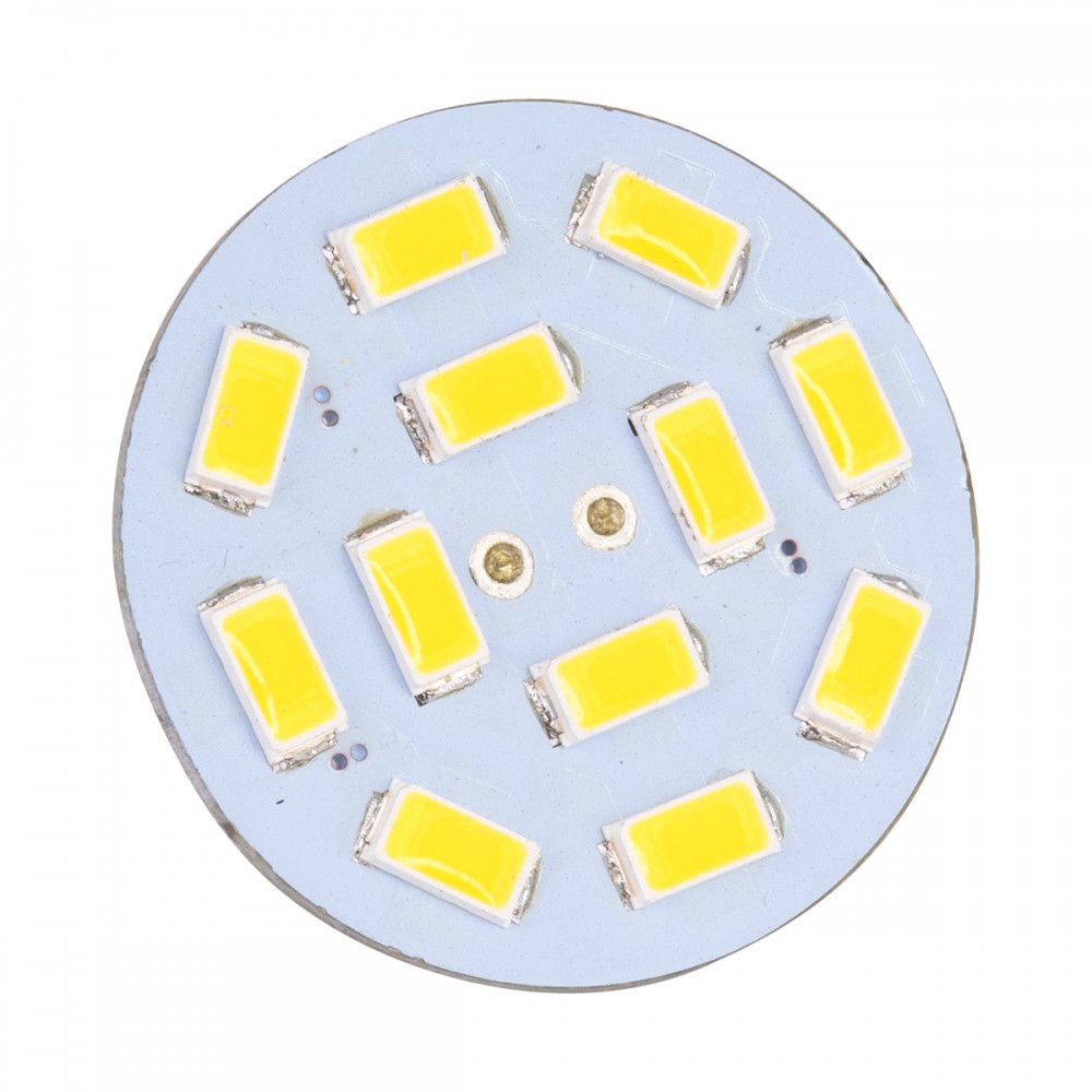 GloboStar® 76102 Λάμπα G4 Back Pin LED 12 SMD 5630 4.5W 8V-32V 450lm 120° Ψυχρό Λευκό 6000K Dimmable - 76102 GloboStar® 76102 Λάμπα G4 Back Pin LED 12 SMD 5630 4.5W 8V-32V 450lm 120° Ψυχρό Λευκό 6000K Dimmable - 76102