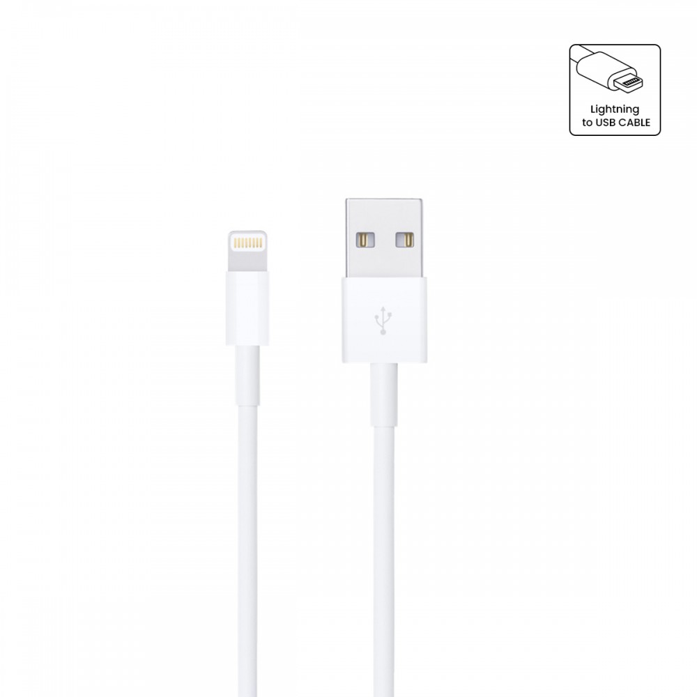 GloboStar® 86091 Καλώδιο Φόρτισης Fast Charging Data iPhone 2M από Regular USB 2.0 σε 8 Pin Lightning Λευκό - 86091 GloboStar® 86091 Καλώδιο Φόρτισης Fast Charging Data iPhone 2M από Regular USB 2.0 σε 8 Pin Lightning Λευκό - 86091