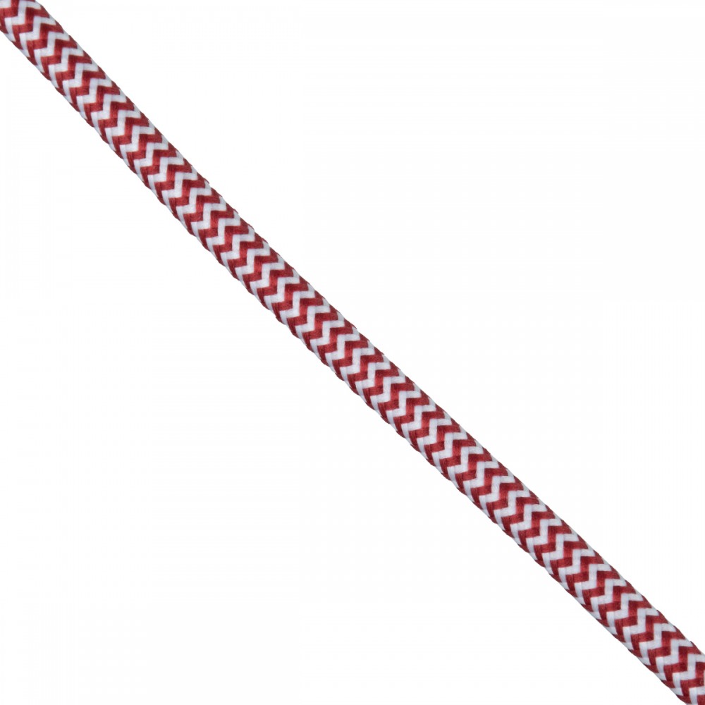 GloboStar® 77614 Στρογγυλό Υφασμάτινο Καλώδιο 1m 2 x 0.75mm² Dublo Άσπρο Κόκκινο - 77614 GloboStar® 77614 Στρογγυλό Υφασμάτινο Καλώδιο 1m 2 x 0.75mm² Dublo Άσπρο Κόκκινο - 77614