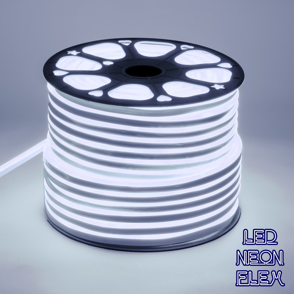 GloboStar® 70570 OVALE 120° Degree Neon Flex Epistar LED SMD 2835 1m 12W/m 120LED/m 1320lm/m 120° DC 230V Αδιάβροχη IP68 Ψυχρό Λευκό 6000K Dimmable - 70570 GloboStar® 70570 OVALE 120° Degree Neon Flex Epistar LED SMD 2835 1m 12W/m 120LED/m 1320lm/m 120° DC 230V Αδιάβροχη IP68 Ψυχρό Λευκό 6000K Dimmable - 70570
