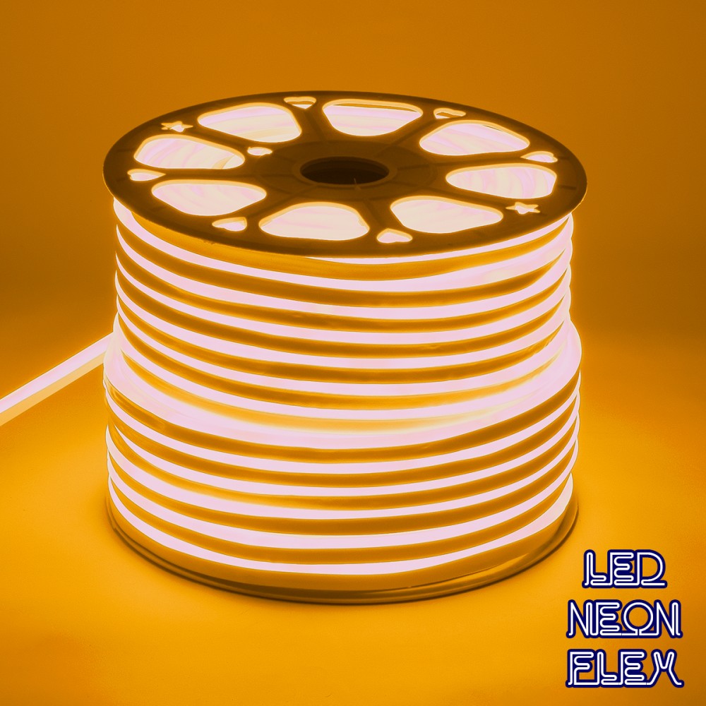 GloboStar® 70576 OVALE 120° Degree Neon Flex Epistar LED SMD 2835 1m 12W/m 120LED/m 1212lm/m 120° DC 230V Αδιάβροχη IP68 Gold - Ultra Θερμό 2200K Dimmable - 70576 GloboStar® 70576 OVALE 120° Degree Neon Flex Epistar LED SMD 2835 1m 12W/m 120LED/m 1212lm/m 120° DC 230V Αδιάβροχη IP68 Gold - Ultra Θερμό 2200K Dimmable - 70576