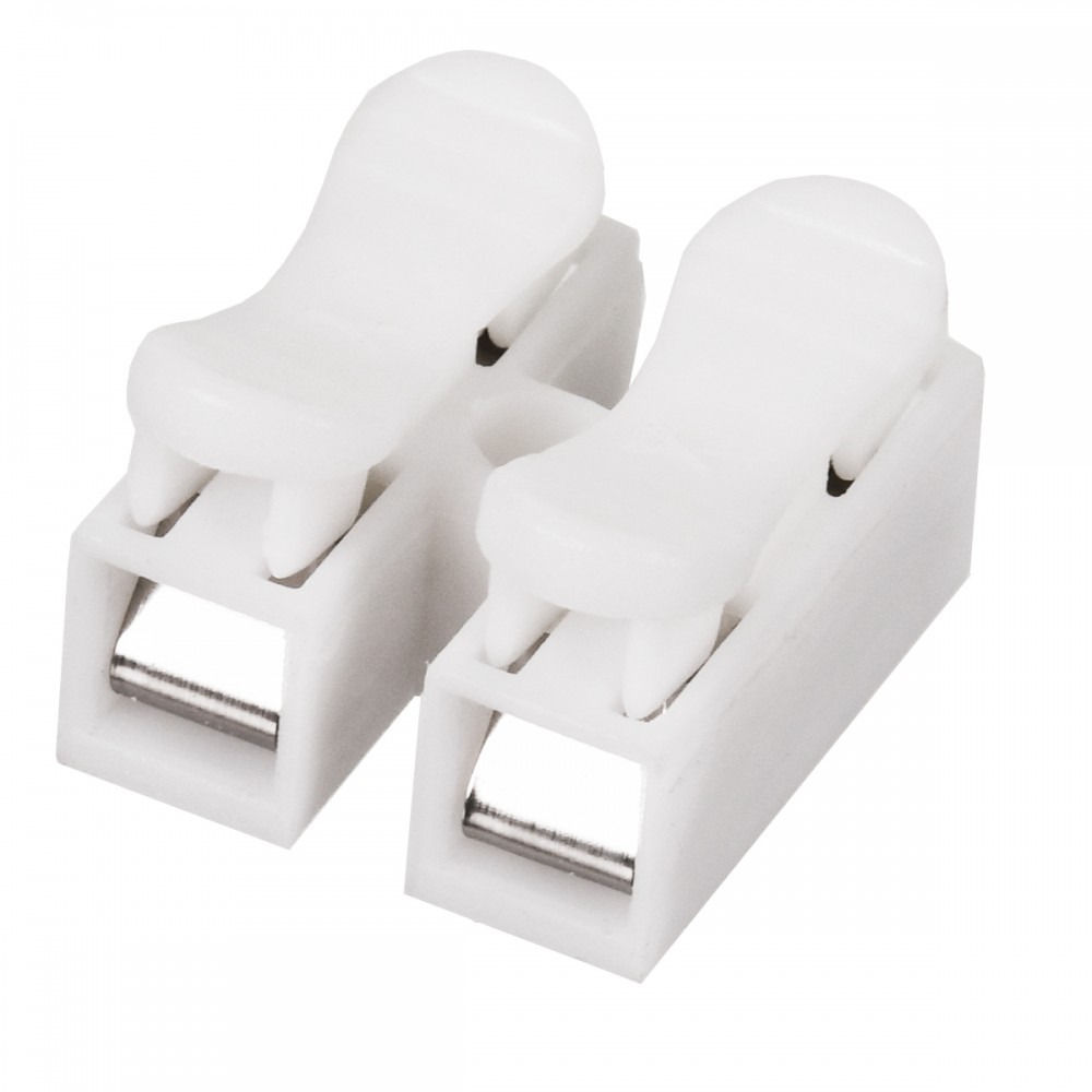 GloboStar® 70750 Διπλή Κλέμα Ταχείας Σύνδεσης για Καλώδιο Χωρίς Βίδες - 70750 GloboStar® 70750 Διπλή Κλέμα Ταχείας Σύνδεσης για Καλώδιο Χωρίς Βίδες - 70750
