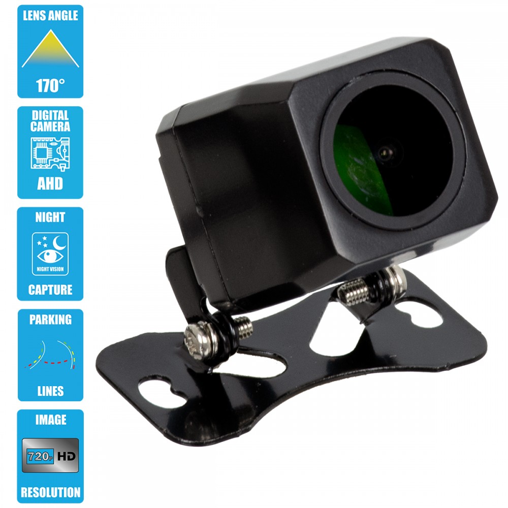 GloboStar® 86022 Αδιάβροχη Εξωτερική Έγχρωμη Κάμερα Οπισθοπορείας Αυτοκινήτου 1080p HD AHD Signal with Moving Parking Lines IP68 - 86022 GloboStar® 86022 Αδιάβροχη Εξωτερική Έγχρωμη Κάμερα Οπισθοπορείας Αυτοκινήτου 1080p HD AHD Signal with Moving Parking Lines IP68 - 86022