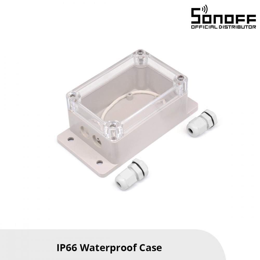 GloboStar® 80041 SONOFF IP66-CASE-R2 - BOX Case for SONOFF Smart Switches Waterproof IP66 - 80041 GloboStar® 80041 SONOFF IP66-CASE-R2 - BOX Case for SONOFF Smart Switches Waterproof IP66 - 80041