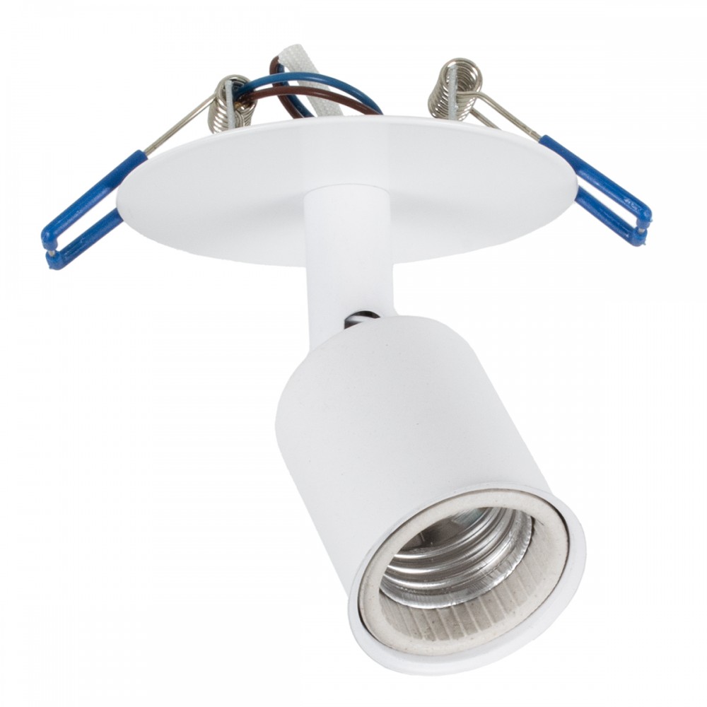 GloboStar® SARA 00848 Μοντέρνο Χωνευτό Φωτιστικό Οροφής / Τοίχου Μονόφωτο 1xE27 Μεταλλικό Λευκό Φ8 x Υ8.5cm - 00848 GloboStar® SARA 00848 Μοντέρνο Χωνευτό Φωτιστικό Οροφής / Τοίχου Μονόφωτο 1xE27 Μεταλλικό Λευκό Φ8 x Υ8.5cm - 00848