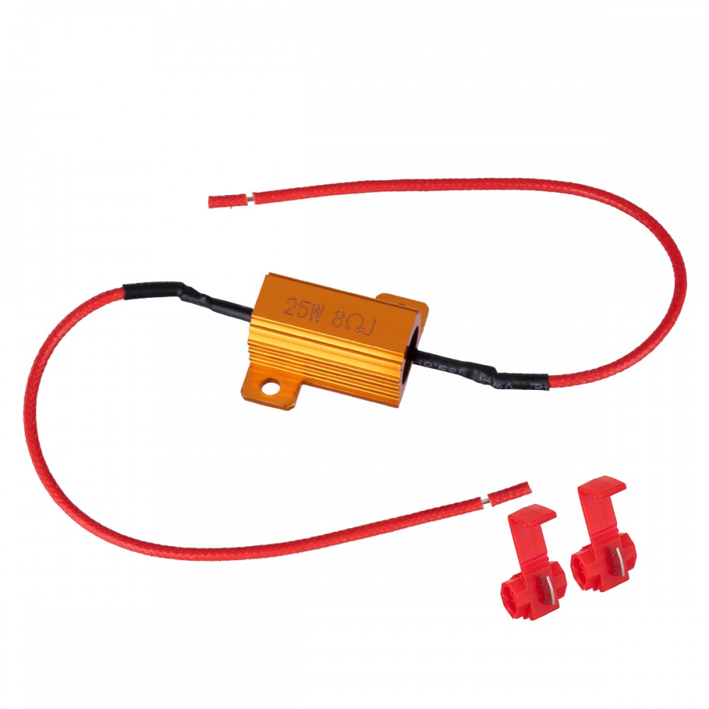 GloboStar® 81642 Βατική Αντίσταση Ακύρωσης Ένδειξης Βλάβης Can-Bus 25W 8 Ohm - 81642 GloboStar® 81642 Βατική Αντίσταση Ακύρωσης Ένδειξης Βλάβης Can-Bus 25W 8 Ohm - 81642