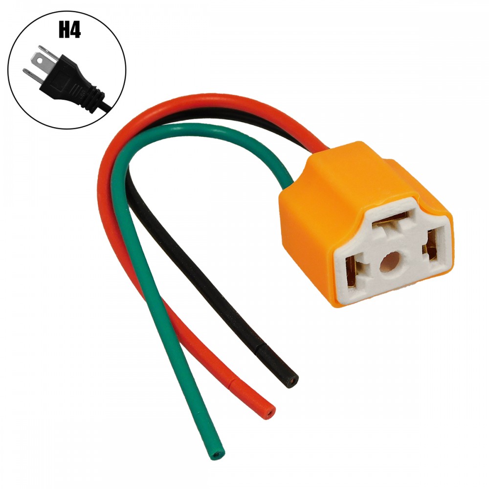 GloboStar® 81785 Βάση - Ντουί για Λαμπτήρα Αυτοκινήτου Μοτοσυκλέτας Φορτηγού H4 με Καλώδιο Τροφοδοσίας 15cm - 81785 GloboStar® 81785 Βάση - Ντουί για Λαμπτήρα Αυτοκινήτου Μοτοσυκλέτας Φορτηγού H4 με Καλώδιο Τροφοδοσίας 15cm - 81785