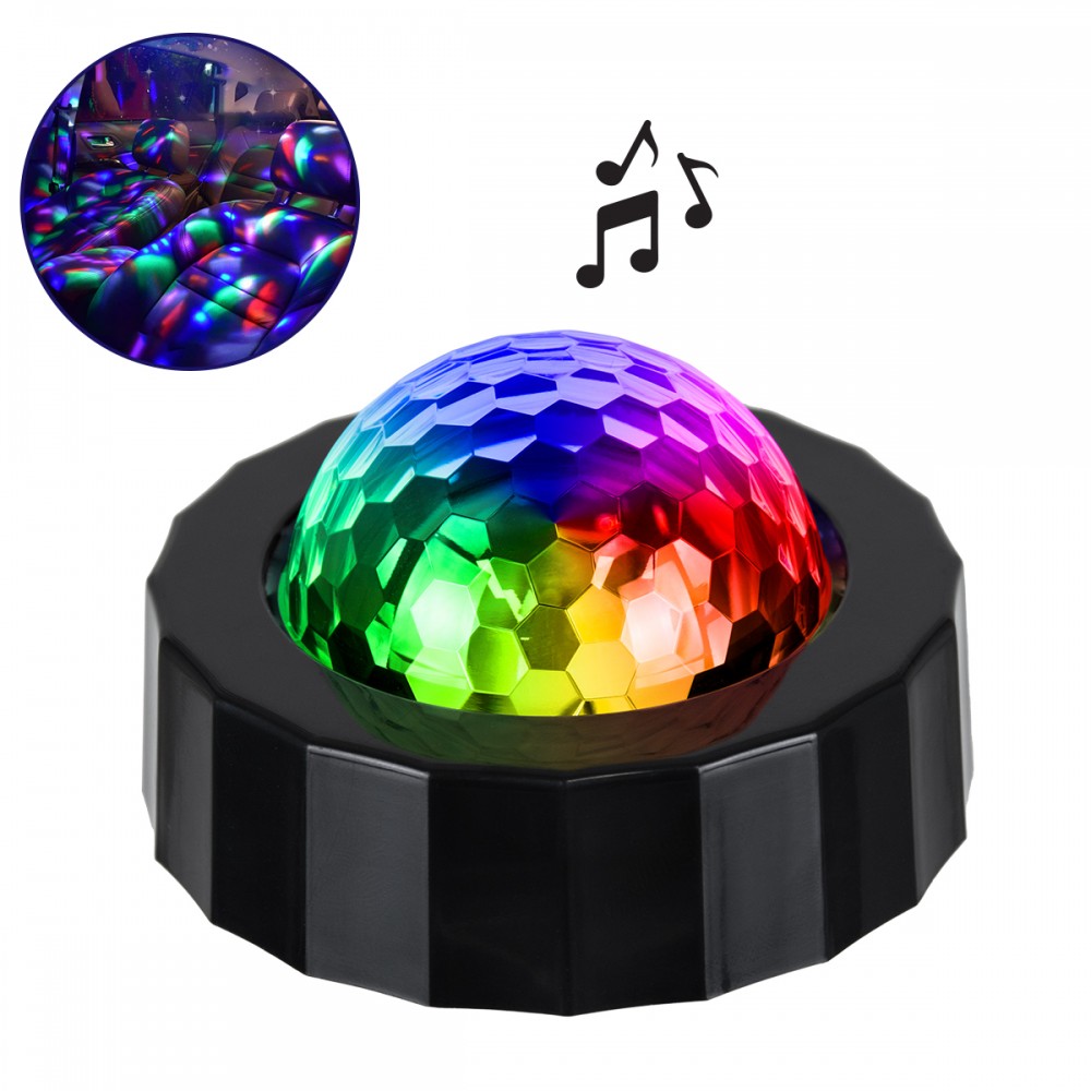 GloboStar® 81844 Φορητό Διακοσμητικό Φωτιστικό Ειδικών Φωτορυθμικών Εφέ PARTY Disco LED 3W DC 5V 300mAh Επαναφορτιζόμενο - Sound Activated - Καλώδιο Τροφοδοσίας USB - Βάση με Μαγνήτη - Πολύχρωμo RGB IP20 Μ7.5 x Π7.5 x Υ4.5cm - 81844 GloboStar® 81844 Φορητό Διακοσμητικό Φωτιστικό Ειδικών Φωτορυθμικών Εφέ PARTY Disco LED 3W DC 5V 300mAh Επαναφορτιζόμενο - Sound Activated - Καλώδιο Τροφοδοσίας USB - Βάση με Μαγνήτη - Πολύχρωμo RGB IP20 Μ7.5 x Π7.5 x Υ4.5cm - 81844