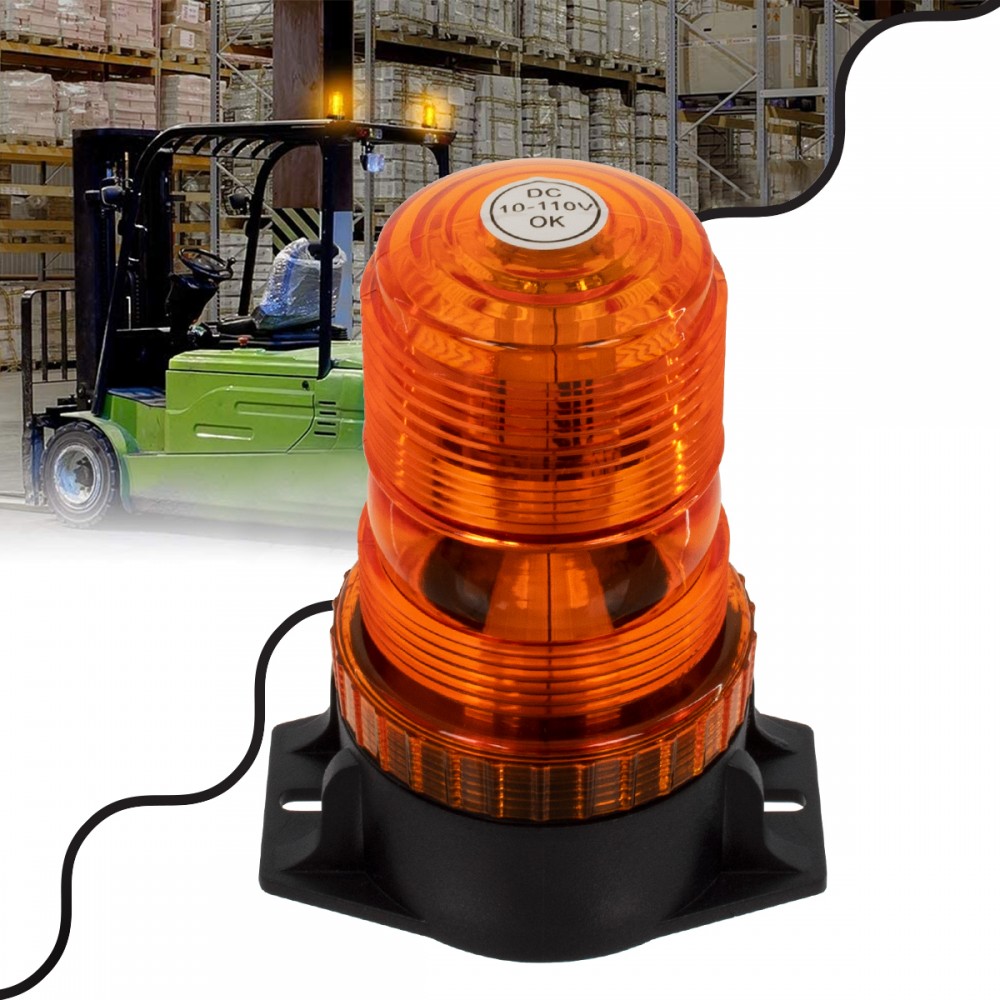 GloboStar® 85195 PRO Series Φάρος Ασφαλείας για Περονοφόρα - Κλαρκ - Αυτοκίνητα & Φορτηγά STROBE LED SMD 5730 40W DC 10-110V Αδιάβροχος IP65 Πορτοκαλί - 85195 GloboStar® 85195 PRO Series Φάρος Ασφαλείας για Περονοφόρα - Κλαρκ - Αυτοκίνητα & Φορτηγά STROBE LED SMD 5730 40W DC 10-110V Αδιάβροχος IP65 Πορτοκαλί - 85195