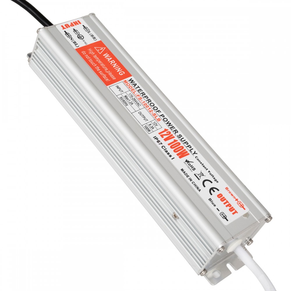GloboStar® 73052 Τροφοδοτικό LED 100W DC 12V 8.3A Αδιάβροχο IP67 Μ22.3 x Π5.3 x Y3.4cm - 73052 GloboStar® 73052 Τροφοδοτικό LED 100W DC 12V 8.3A Αδιάβροχο IP67 Μ22.3 x Π5.3 x Y3.4cm - 73052