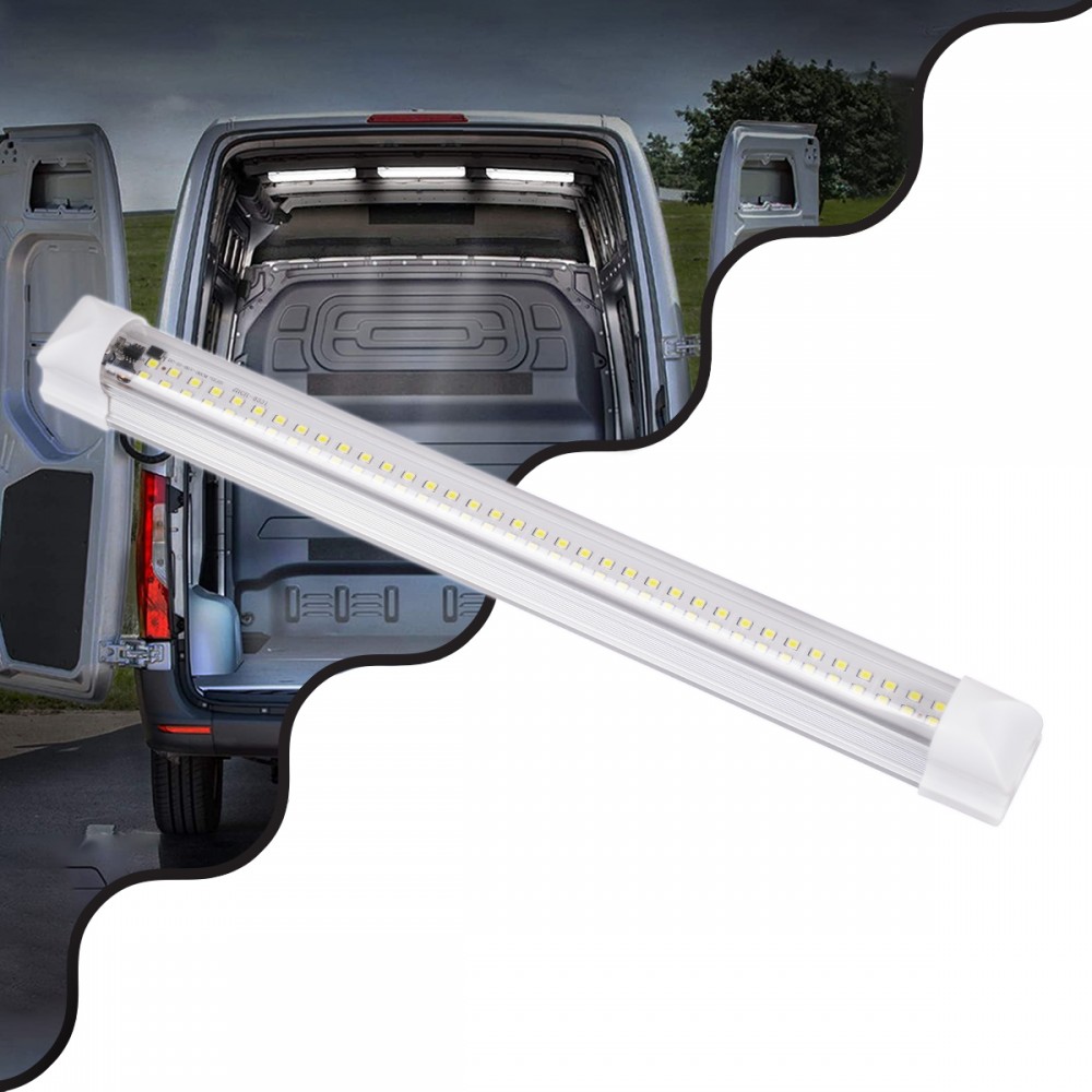 GloboStar® 85822 Φωτιστικό Καμπίνας - Cabinet Light 30CM - LED SMD 2835 10W 1000lm DC 12-85V με Κόλλα Διπλής Όψης 3M - Διακόπτη On/Off - Ψυχρό Λευκό 6000K - 85822 GloboStar® 85822 Φωτιστικό Καμπίνας - Cabinet Light 30CM - LED SMD 2835 10W 1000lm DC 12-85V με Κόλλα Διπλής Όψης 3M - Διακόπτη On/Off - Ψυχρό Λευκό 6000K - 85822