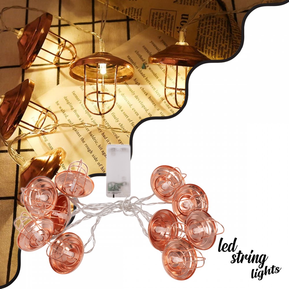 79807 Διακοσμητική Γιρλάντα Bronze Lamp 2 Μέτρα με Διακόπτη On/Off - 10 LED 1W με Μπαταρίες 2xAA & Διάφανο Καλώδιο IP20 Θερμό Λευκό 2700K Μ2m - 79807 79807 Διακοσμητική Γιρλάντα Bronze Lamp 2 Μέτρα με Διακόπτη On/Off - 10 LED 1W με Μπαταρίες 2xAA & Διάφανο Καλώδιο IP20 Θερμό Λευκό 2700K Μ2m - 79807