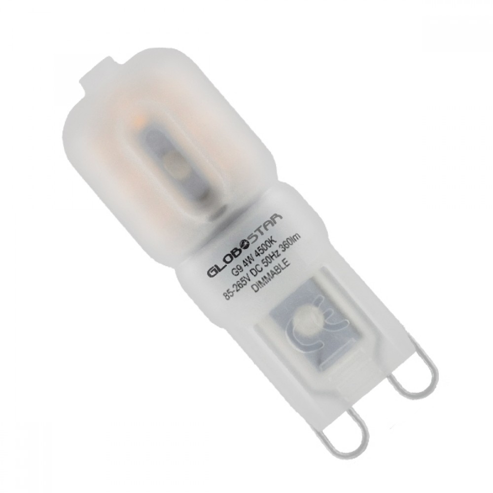 GloboStar® 115042 Λάμπα G9 LED 4W 390lm 320° AC 230V Φυσικό Λευκό 4500K Dimmable - 115042 GloboStar® 115042 Λάμπα G9 LED 4W 390lm 320° AC 230V Φυσικό Λευκό 4500K Dimmable - 115042
