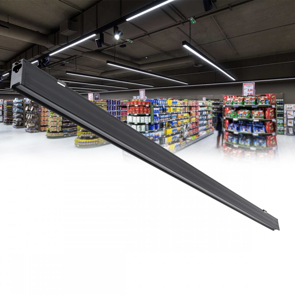 GloboStar® MARKET 61020-S Γραμμικό Φωτιστικό Οροφής Linear LED 18W 2230lm 60° AC 220-240V Μ120 x Π2 x Υ4cm Ψυχρό Λευκό 6000K - Μαύρο - 3 Years Warranty - 61020 GloboStar® MARKET 61020-S Γραμμικό Φωτιστικό Οροφής Linear LED 18W 2230lm 60° AC 220-240V Μ120 x Π2 x Υ4cm Ψυχρό Λευκό 6000K - Μαύρο - 3 Years Warranty - 61020