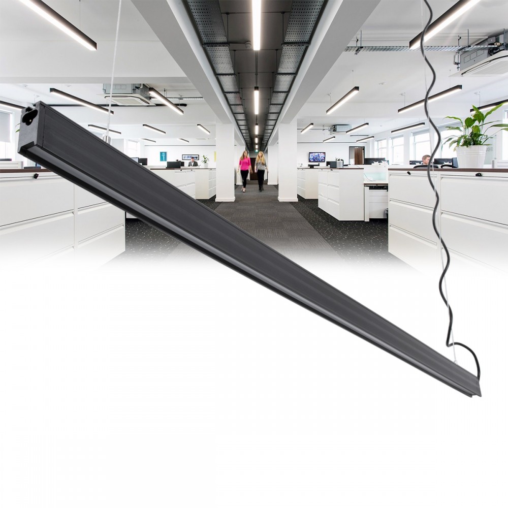 GloboStar® MARKET 61021-P Γραμμικό Κρεμαστό Φωτιστικό Linear LED 18W 2200lm 60° AC 220-240V Μ120 x Π2 x Υ4cm Φυσικό Λευκό 4500K - Μαύρο - 3 Years Warranty - 61021-1 GloboStar® MARKET 61021-P Γραμμικό Κρεμαστό Φωτιστικό Linear LED 18W 2200lm 60° AC 220-240V Μ120 x Π2 x Υ4cm Φυσικό Λευκό 4500K - Μαύρο - 3 Years Warranty - 61021-1