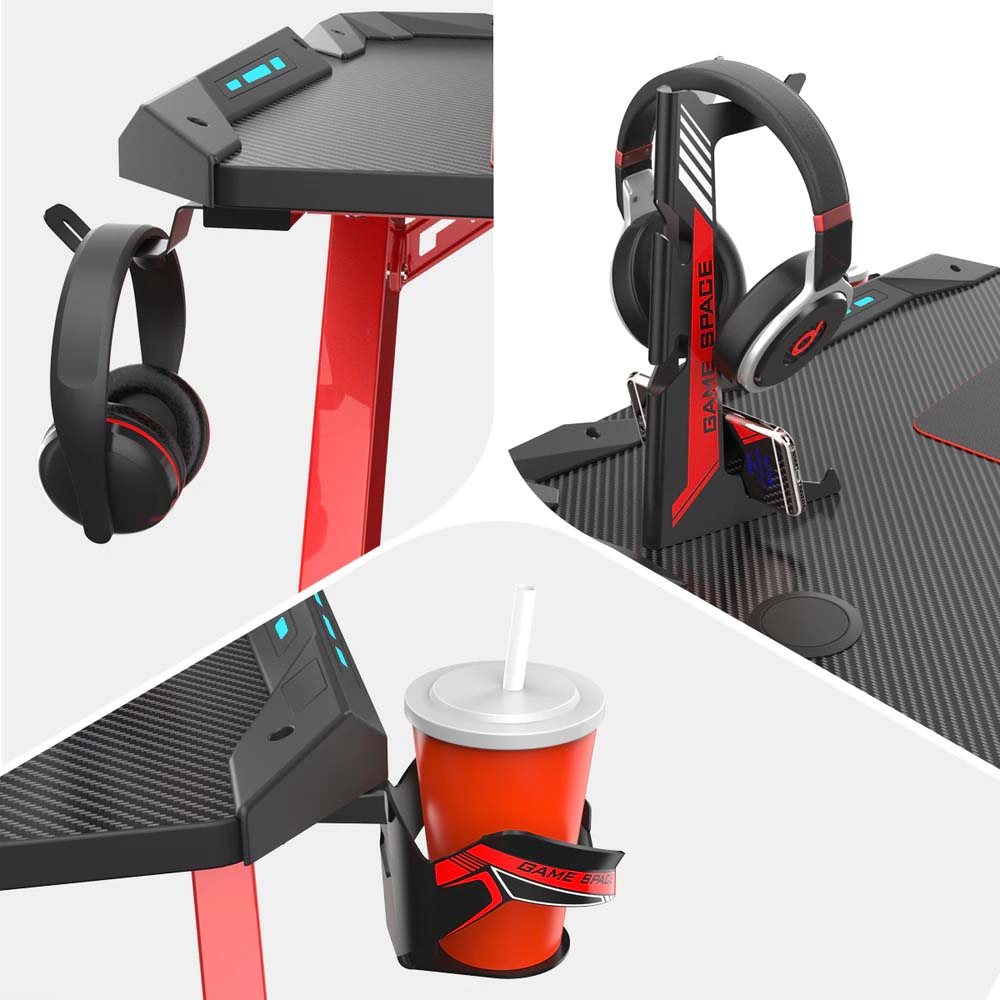 Gaming Αξεσουάρ Γραφείων - Eureka Ergonomic® CA-3R02 Σετ Γραφείου Gaming - 22.99.0004 Gaming Αξεσουάρ Γραφείων - Eureka Ergonomic® CA-3R02 Σετ Γραφείου Gaming - 22.99.0004